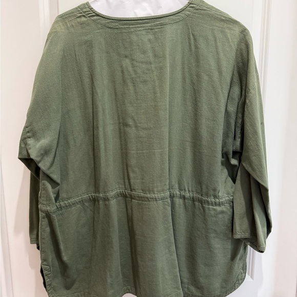 Green Button-Up Jacket - Picture 2 of 2